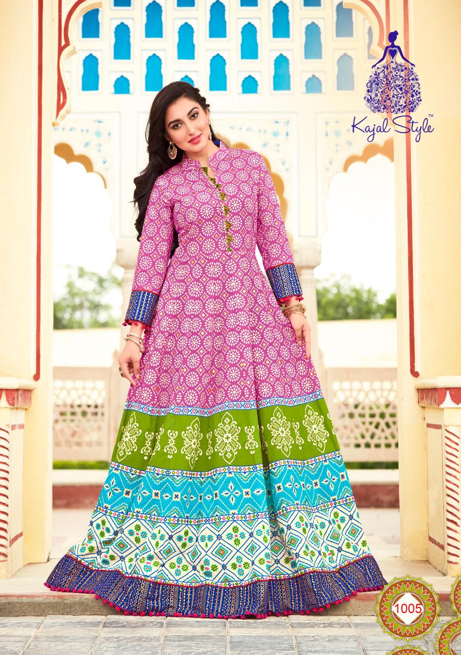Kajal Style By Zubeda Vol 1 Printed Kurtis Catalogue