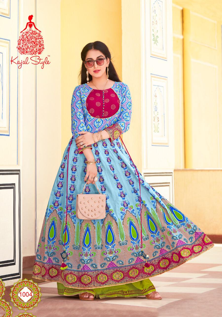 Kajal Style By Zubeda Vol 1 Printed Kurtis Catalogue