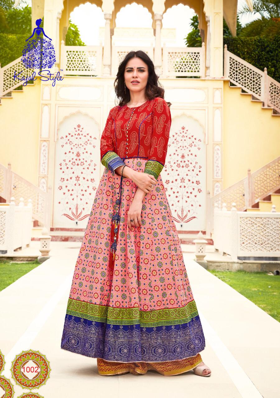 Kajal Style By Zubeda Vol 1 Printed Kurtis Catalogue