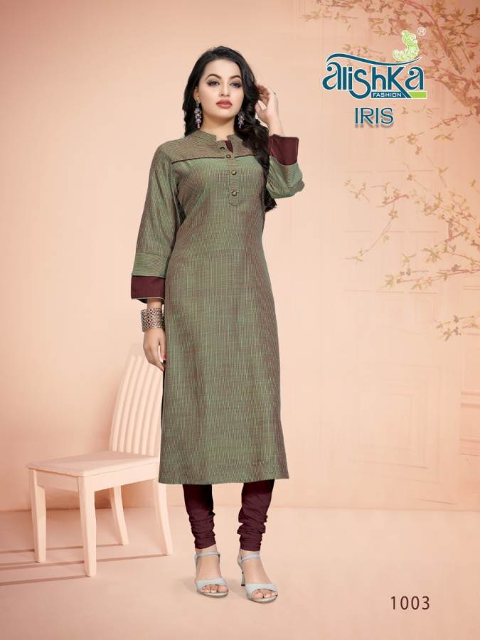 Vitara fashion hazel khadi fancy stylish kurti collection wholesaler surat
