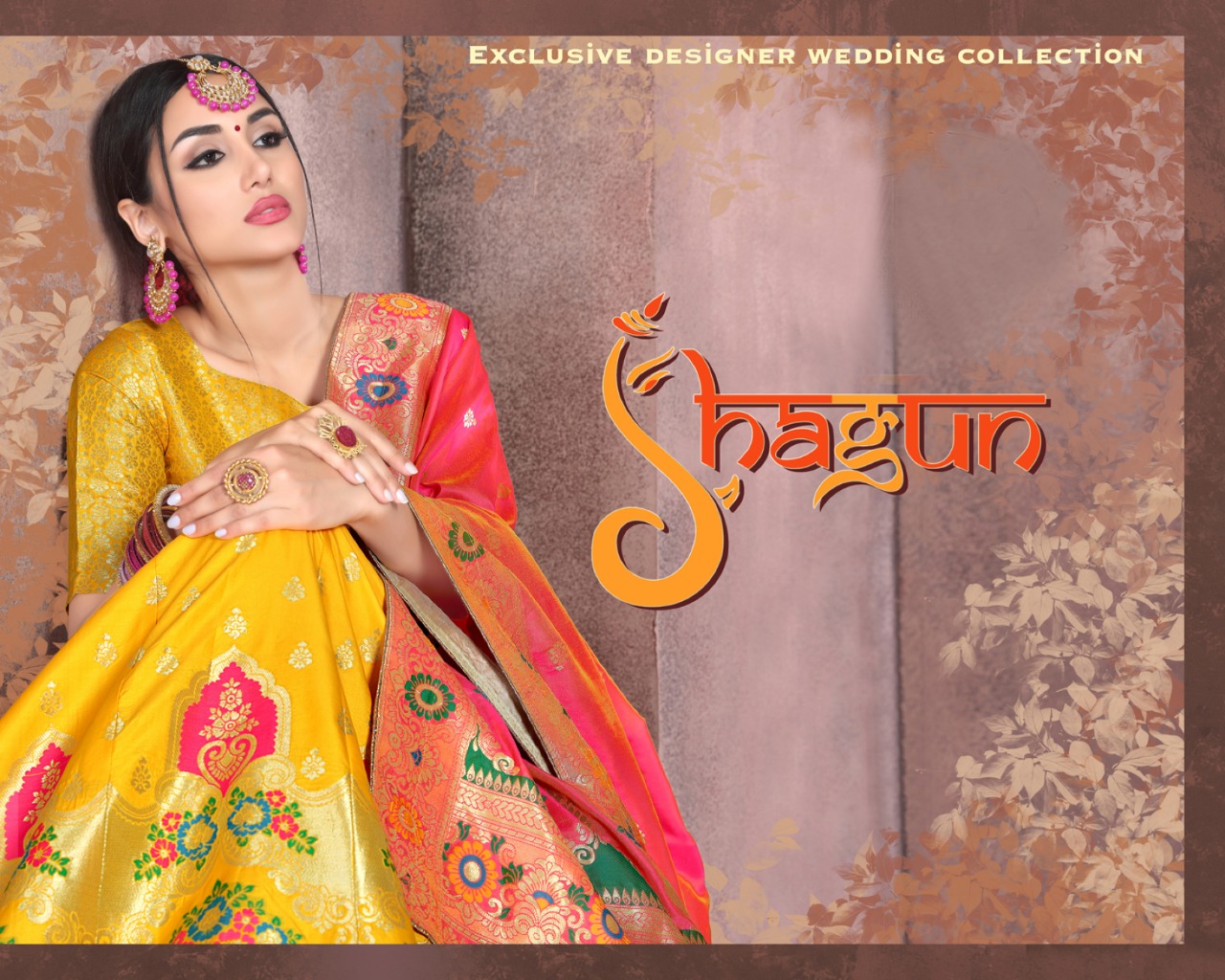 Alishka Presents Shagun Collection Of Banarsi Silk Wedding Lehnga Collection