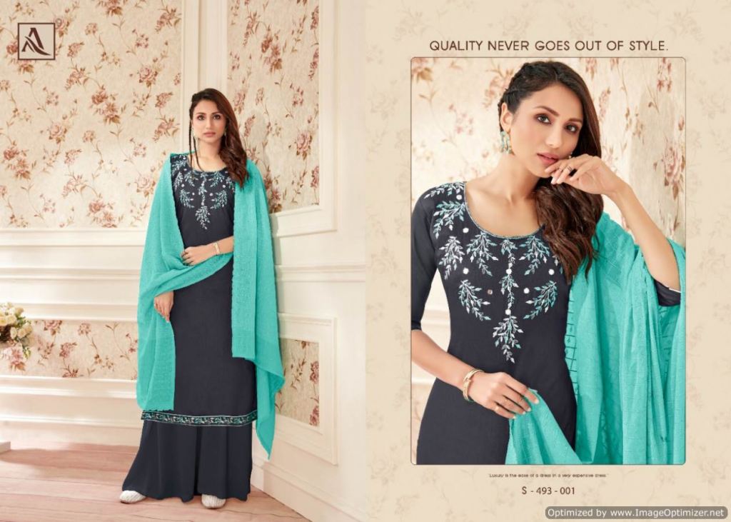 Alok Presents Gulrez Collection Of Jam Cotton Designer Dress Materials