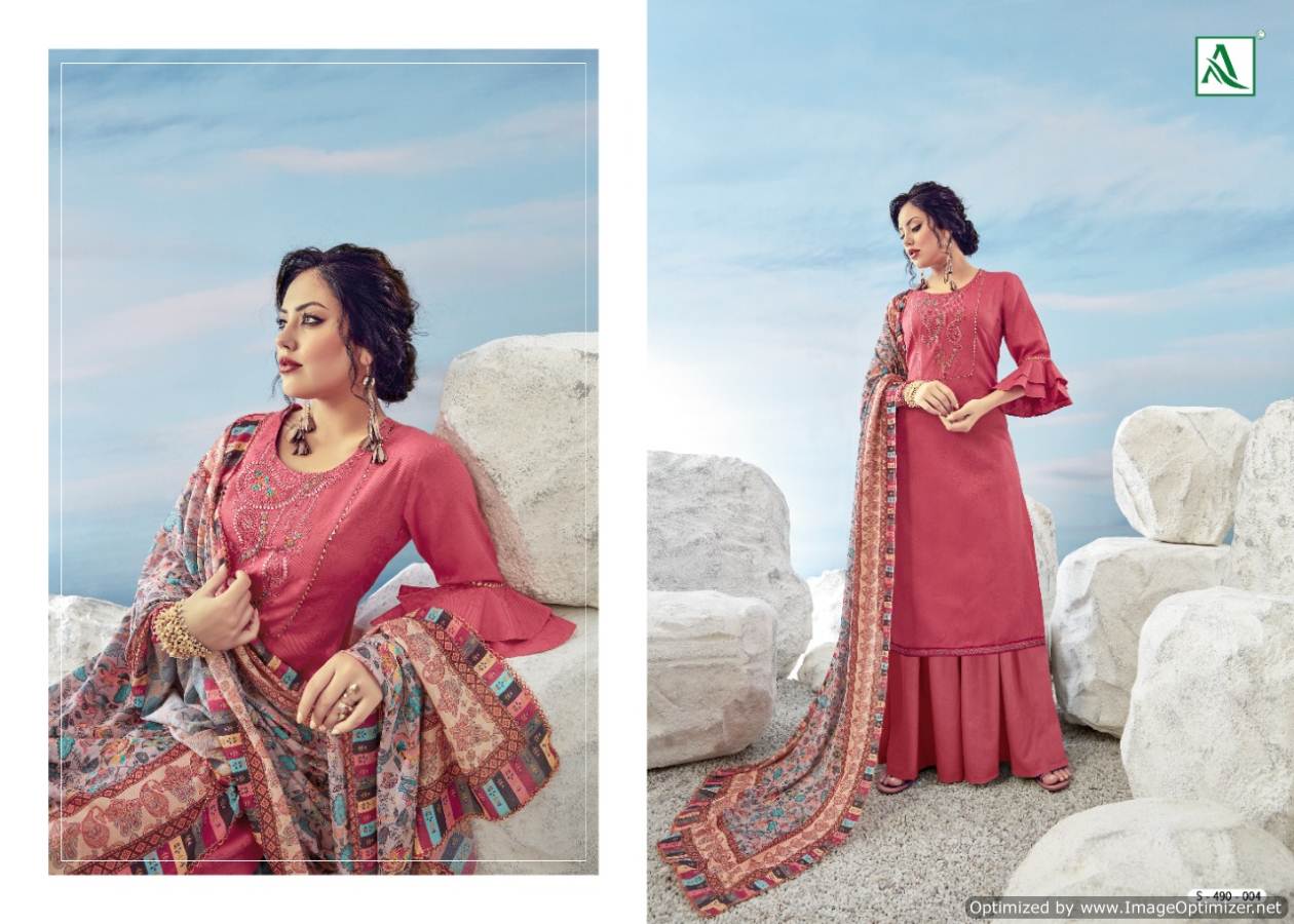 Alok Presents Vrihani 2 Collecton Of Jacquard Cotton Printed Dress Materials
