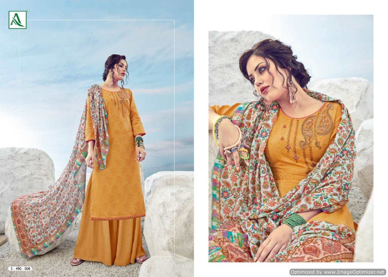 Alok Presents Vrihani 2 Collecton Of Jacquard Cotton Printed Dress Materials