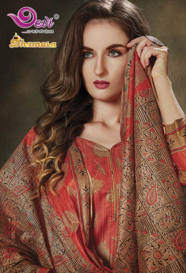 Devi Presents Dhamaka 5 Collection Of Fancy Printed Cotton Dress Materials