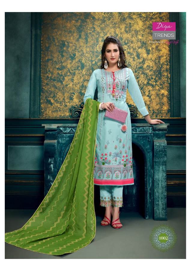 Diya Trends Presents Odhani 1 Collection Of Printed Ready Made Dresses