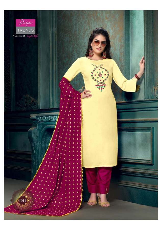 Diya Trends Presents Odhani 1 Collection Of Printed Ready Made Dresses