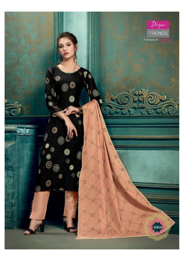 Diya Trends Presents Odhani 1 Collection Of Printed Ready Made Dresses