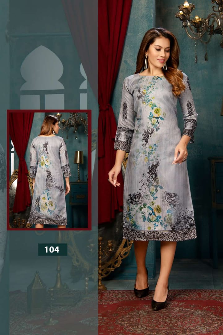 Fashion Talks Presents Hinayaa Collection Of Digital Printed Casual Kurtis