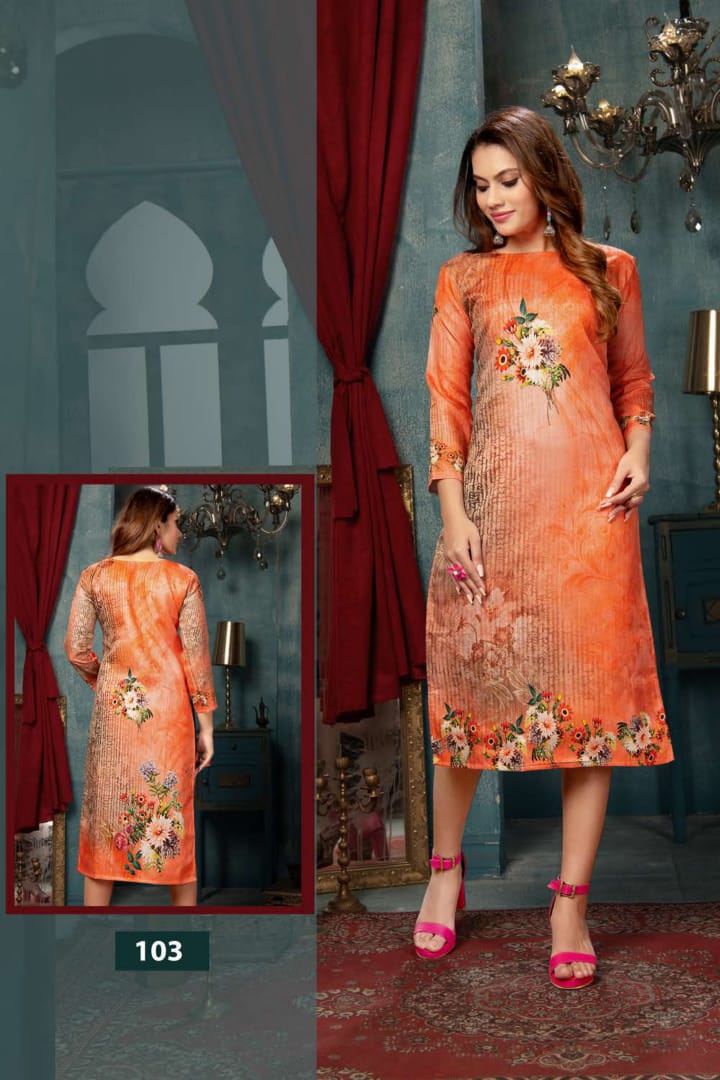 Fashion Talks Presents Hinayaa Collection Of Digital Printed Casual Kurtis