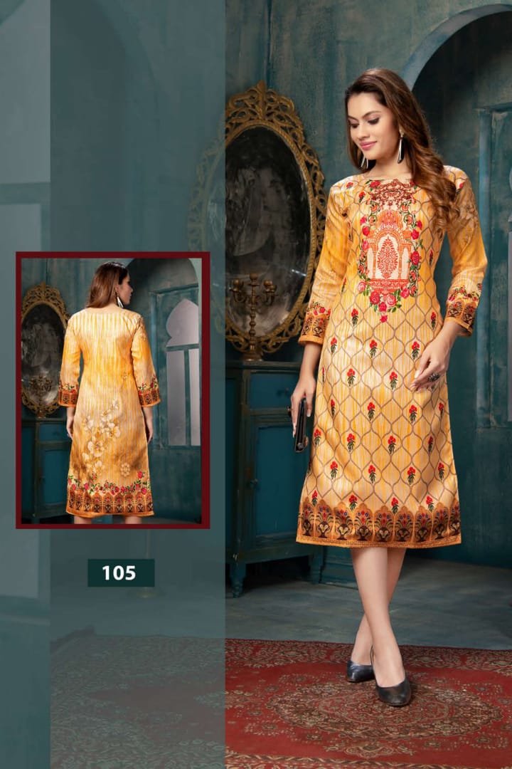 Fashion Talks Presents Hinayaa Collection Of Digital Printed Casual Kurtis