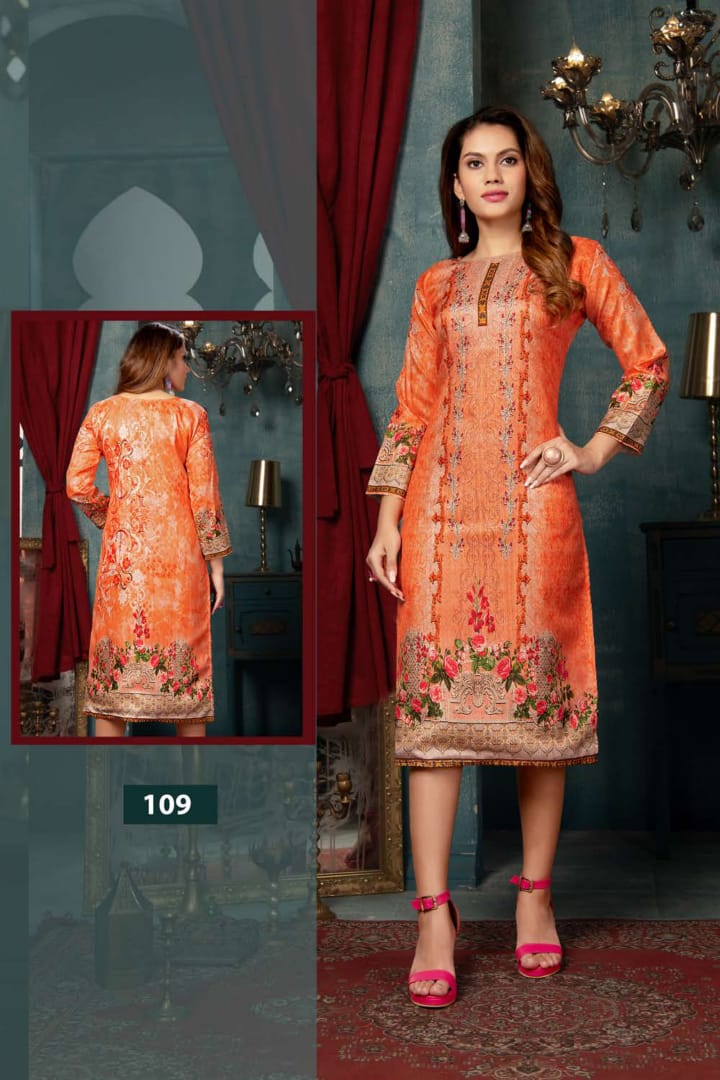 Fashion Talks Presents Hinayaa Collection Of Digital Printed Casual Kurtis