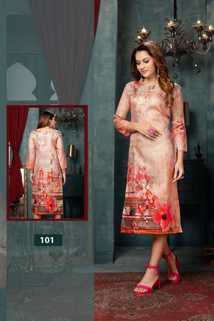 Fashion Talks Presents Hinayaa Collection Of Digital Printed Casual Kurtis