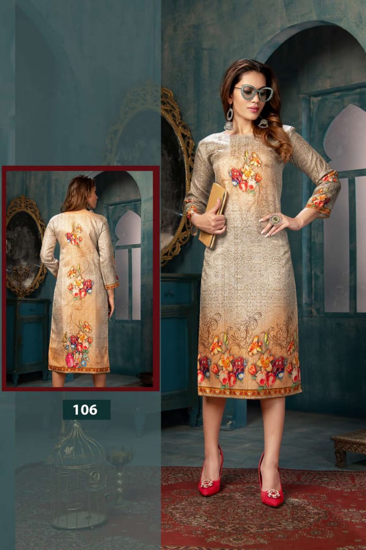 Fashion Talks Presents Hinayaa Collection Of Digital Printed Casual Kurtis