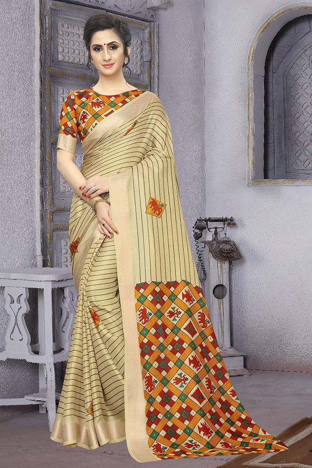 Fc Dwija Veera 1 Collection Of Fancy Printed Casual Sarees