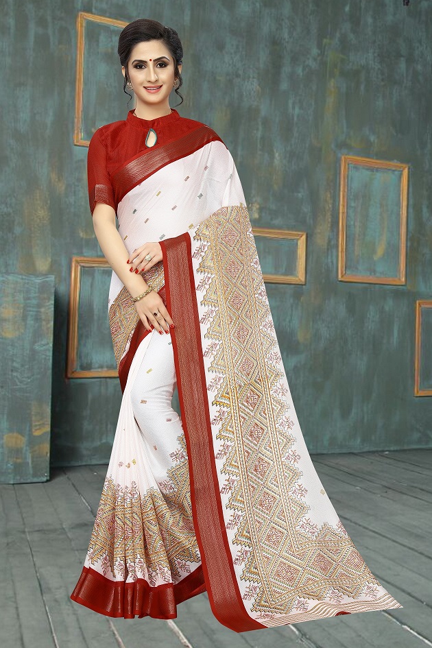 Fc Dwija Veera 1 Collection Of Fancy Printed Casual Sarees