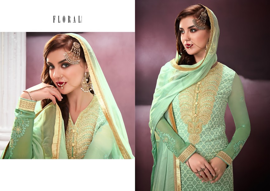 Fc Floral Malika 2 Georgette Embroidered Designer Salwar Suit