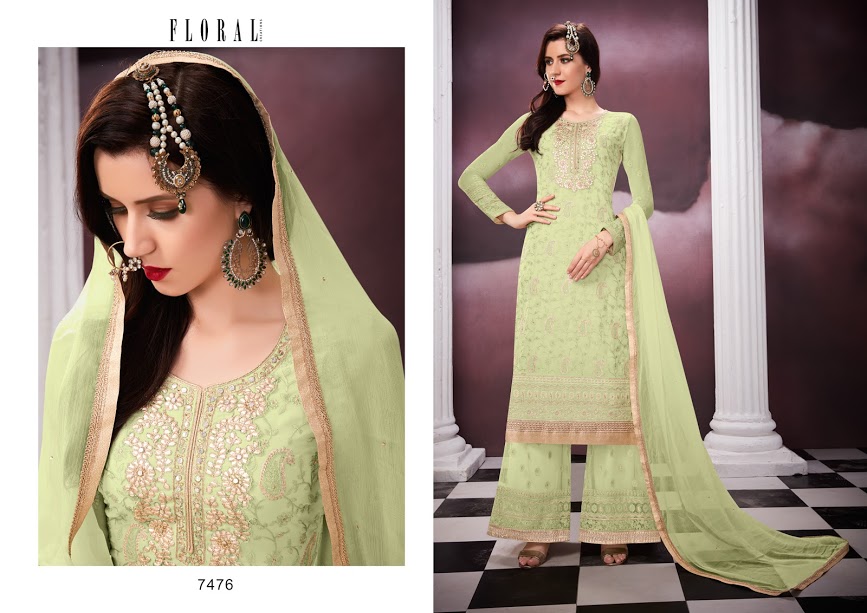 Fc Floral Malika 2 Georgette Embroidered Designer Salwar Suit