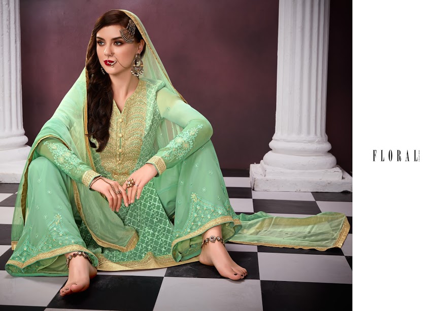Fc Floral Malika 2 Georgette Embroidered Designer Salwar Suit