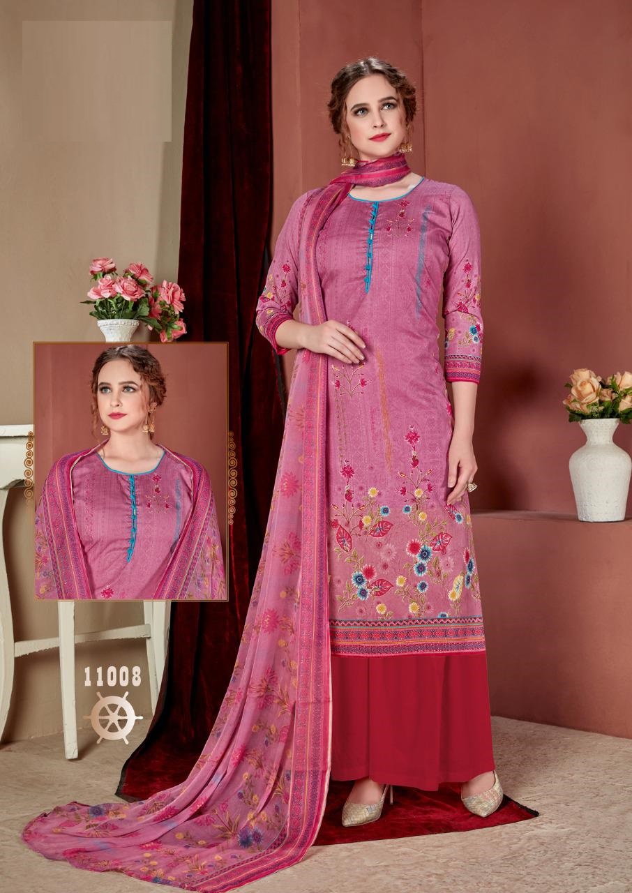 Fc Gulzar Summer Collection Of Floral Digital Printed Cotton Dress Materials