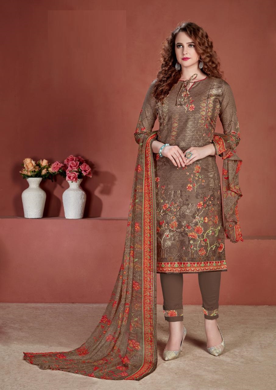 Fc Gulzar Summer Collection Of Floral Digital Printed Cotton Dress Materials