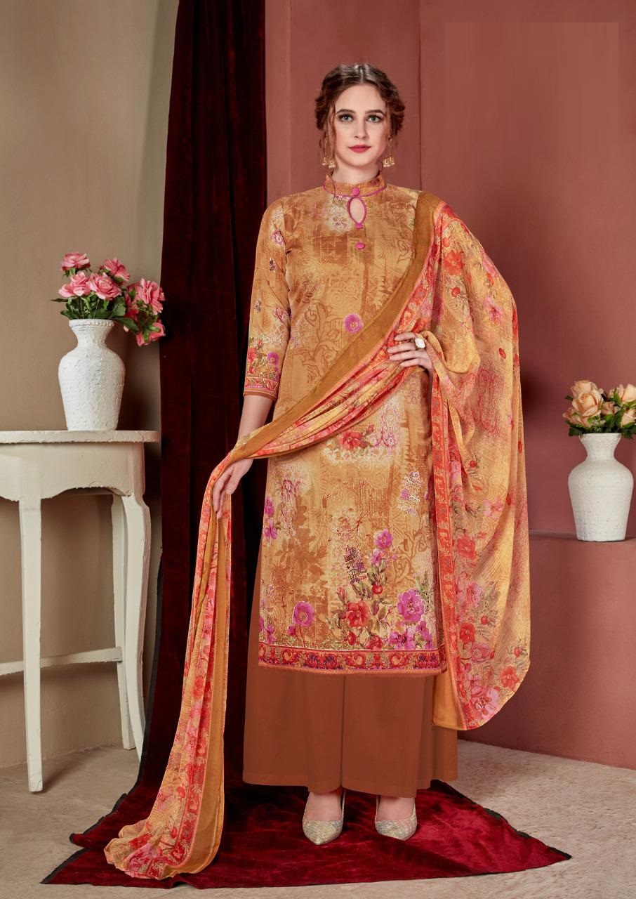 Fc Gulzar Summer Collection Of Floral Digital Printed Cotton Dress Materials