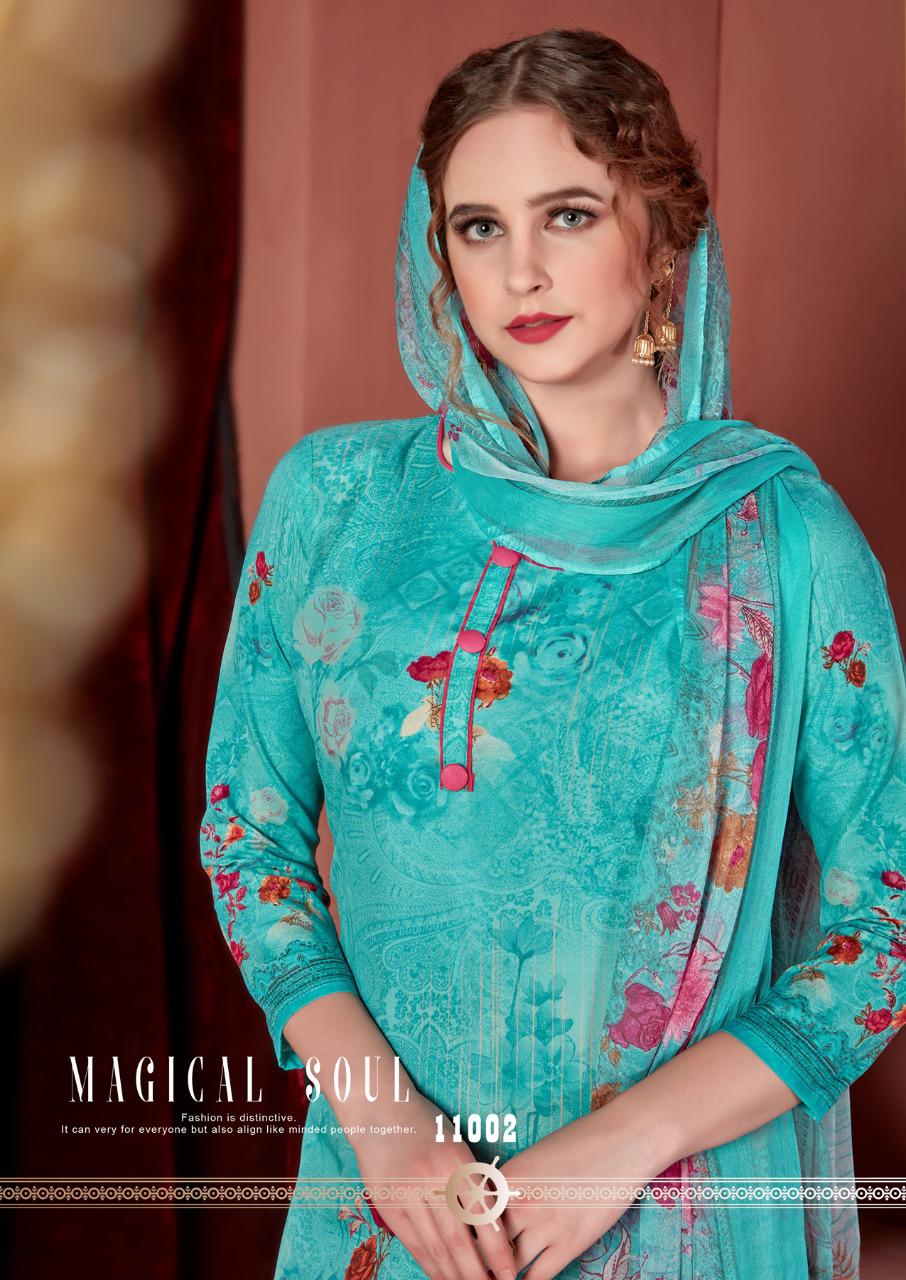 Fc Gulzar Summer Collection Of Floral Digital Printed Cotton Dress Materials