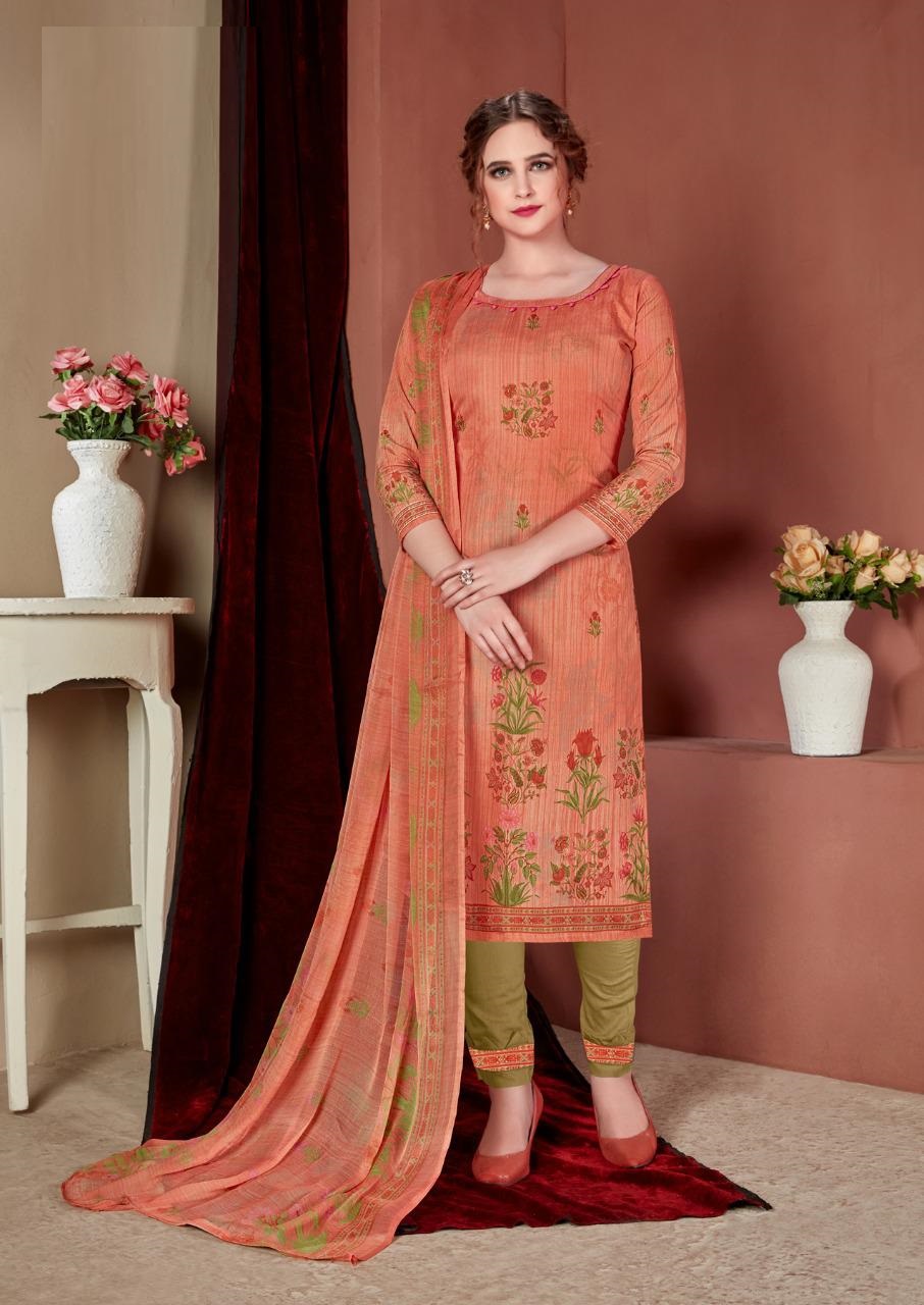 Fc Gulzar Summer Collection Of Floral Digital Printed Cotton Dress Materials
