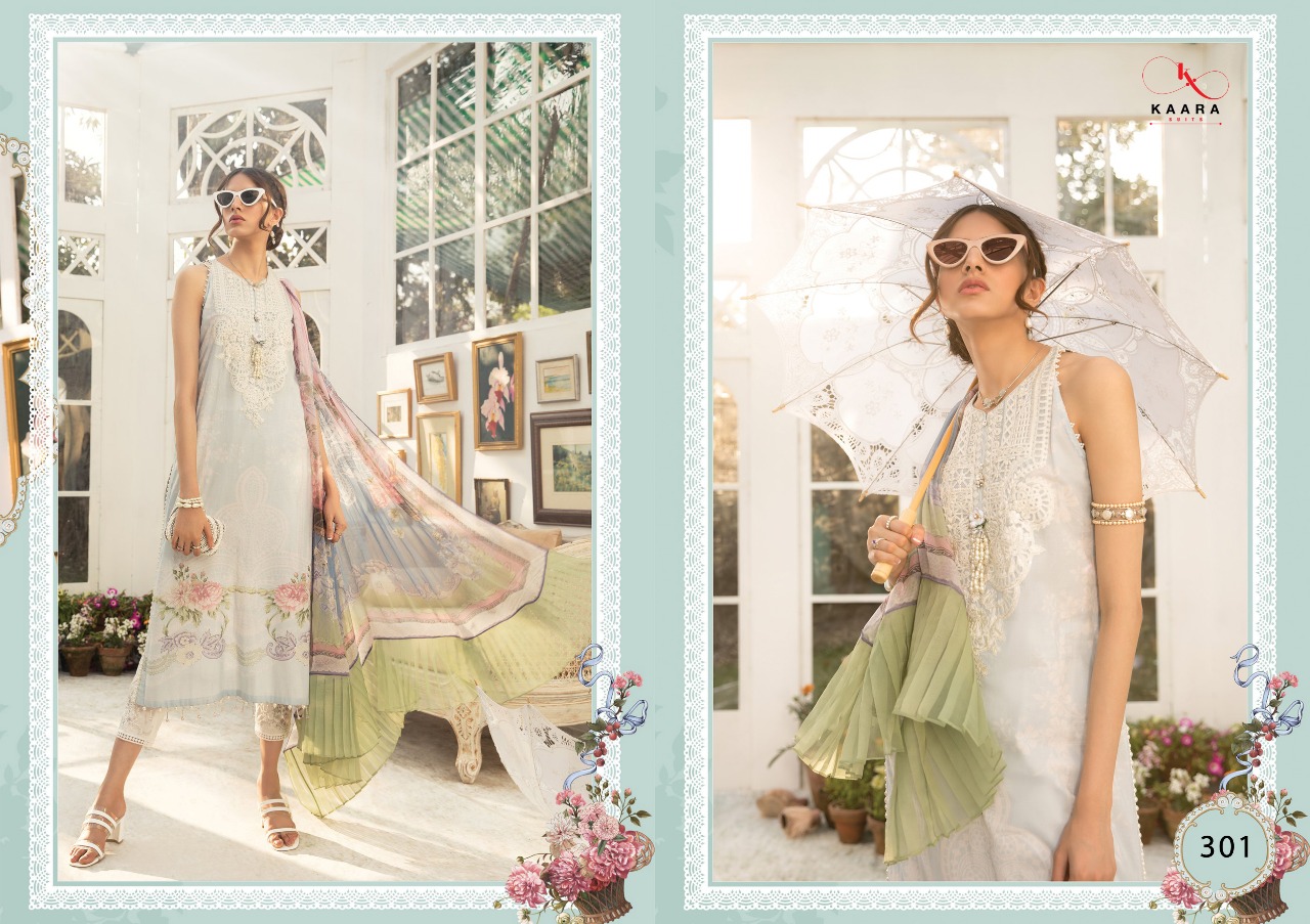 Fc Kaara Presents M Print 2 Pure Cotton Digital Printed And Heavy Embroidered Pakistani Suit