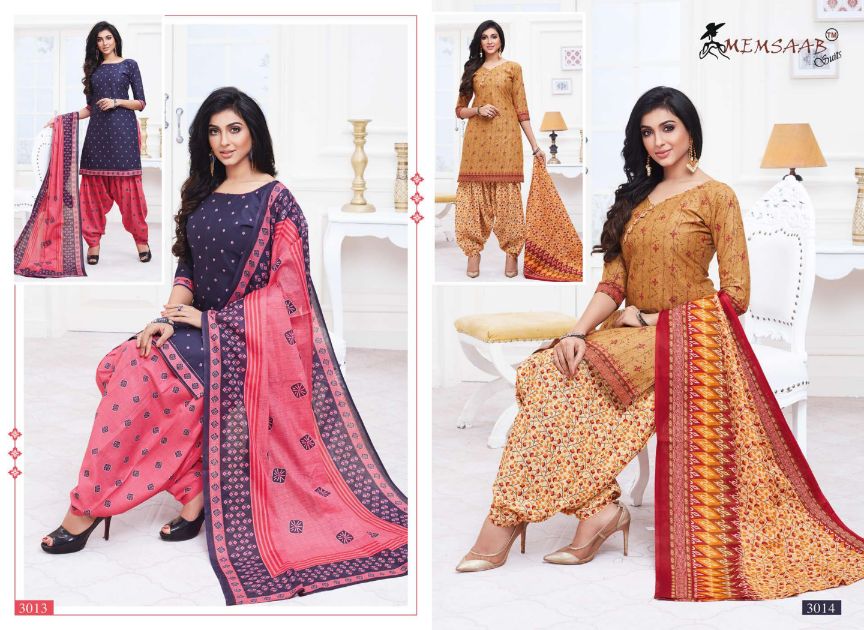 Fc Memsaab Priyadarshini 3 Printed Casual Cotton Dress Materials