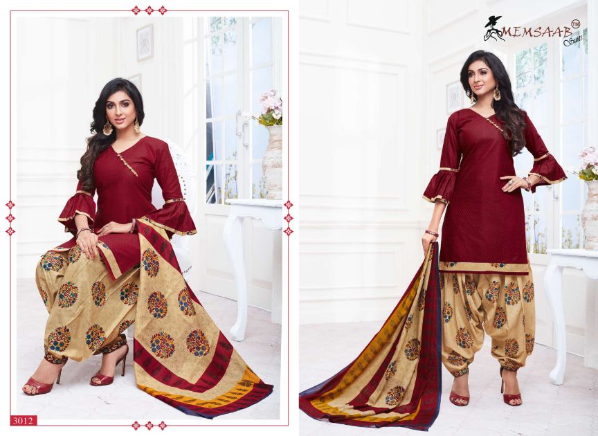 Fc Memsaab Priyadarshini 3 Printed Casual Cotton Dress Materials