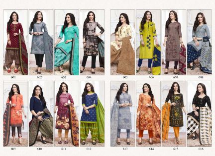 Fc Memsaab Priyavnda 6 Printed Dress Materials