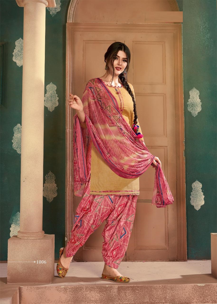 Fc Patiyala House 1 Pure Cambric Cotton Printed Dress Materials