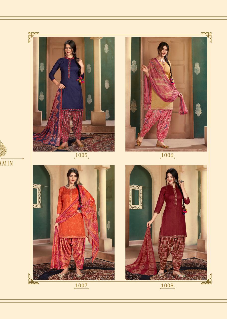 Fc Patiyala House 1 Pure Cambric Cotton Printed Dress Materials