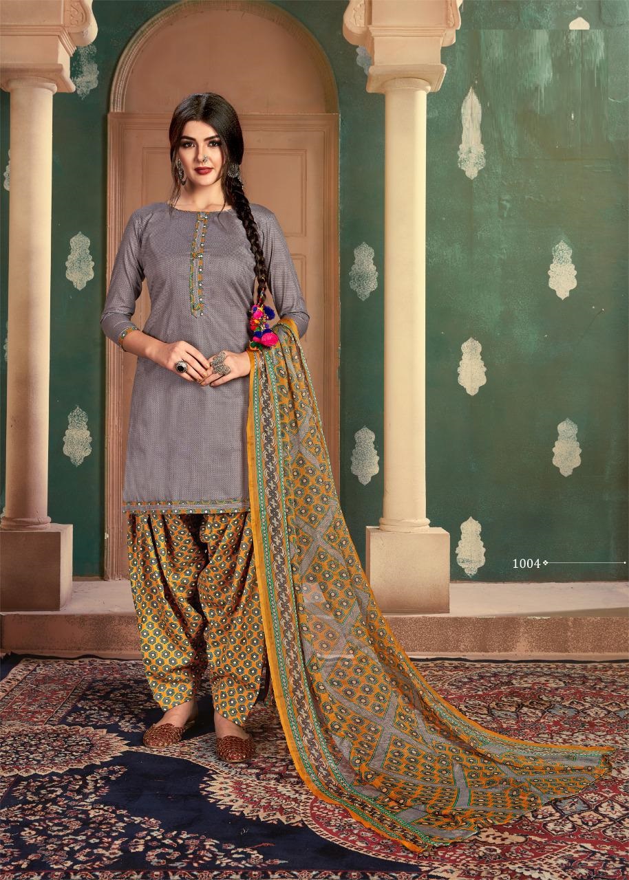 Fc Patiyala House 1 Pure Cambric Cotton Printed Dress Materials