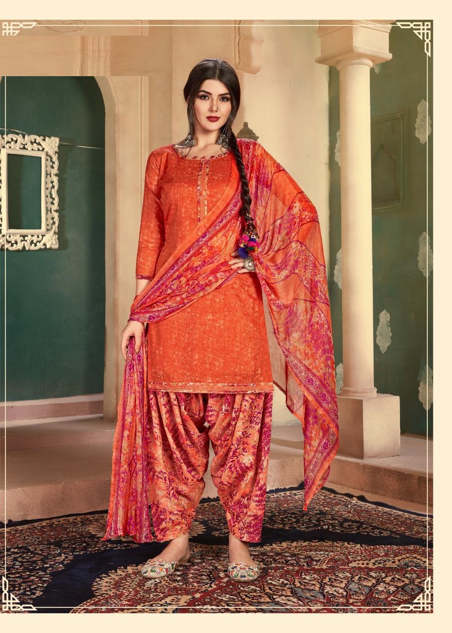 Fc Patiyala House 1 Pure Cambric Cotton Printed Dress Materials