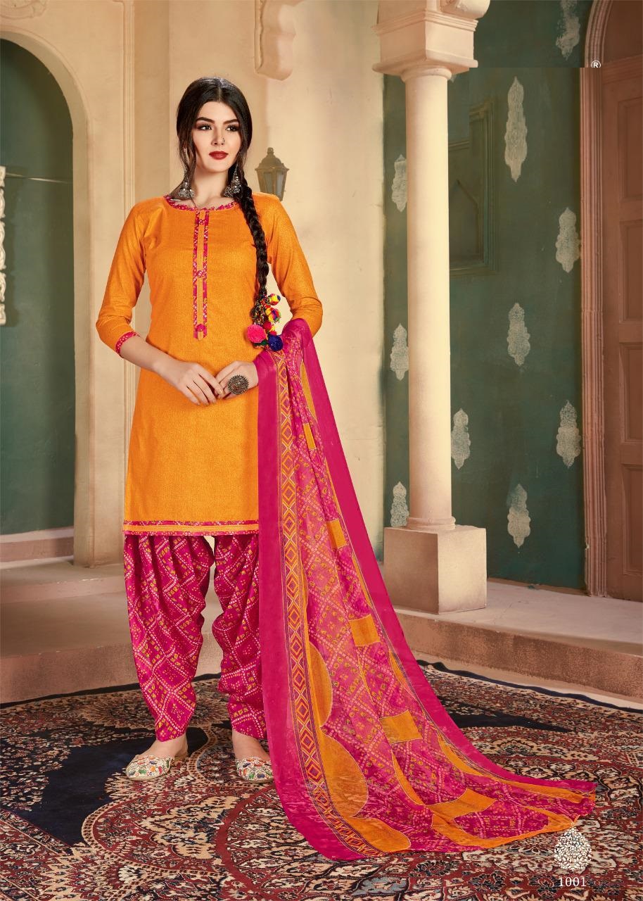 Fc Patiyala House 1 Pure Cambric Cotton Printed Dress Materials