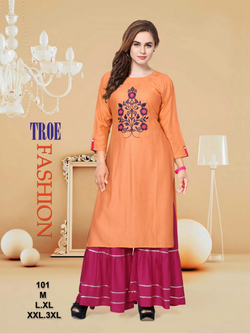Fc Plazo House 3 Collection Of Fancy Kurti With Sharara