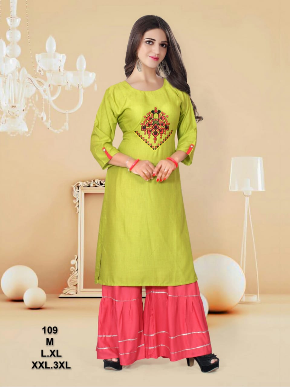 Fc Plazo House 3 Collection Of Fancy Kurti With Sharara