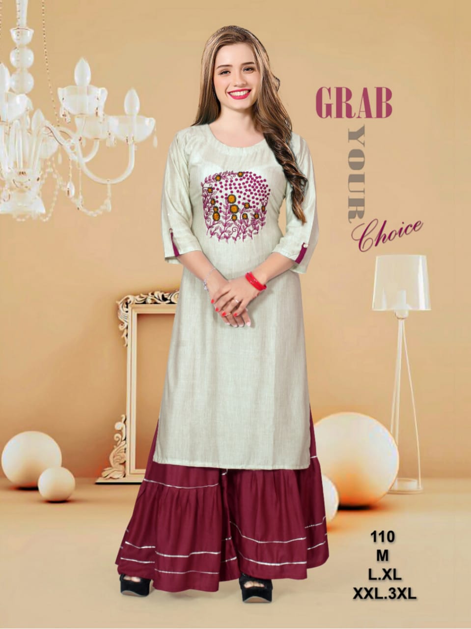 Fc Plazo House 3 Collection Of Fancy Kurti With Sharara