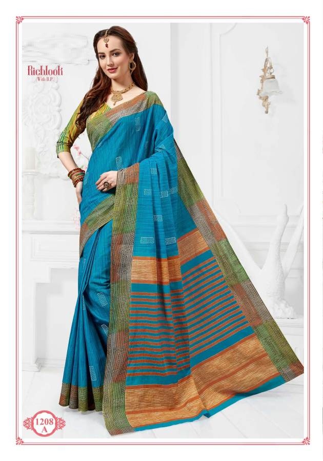 Fc Richlook 12 Collection Of Pure Cotton Fancy Printed Casual Wear Sarees