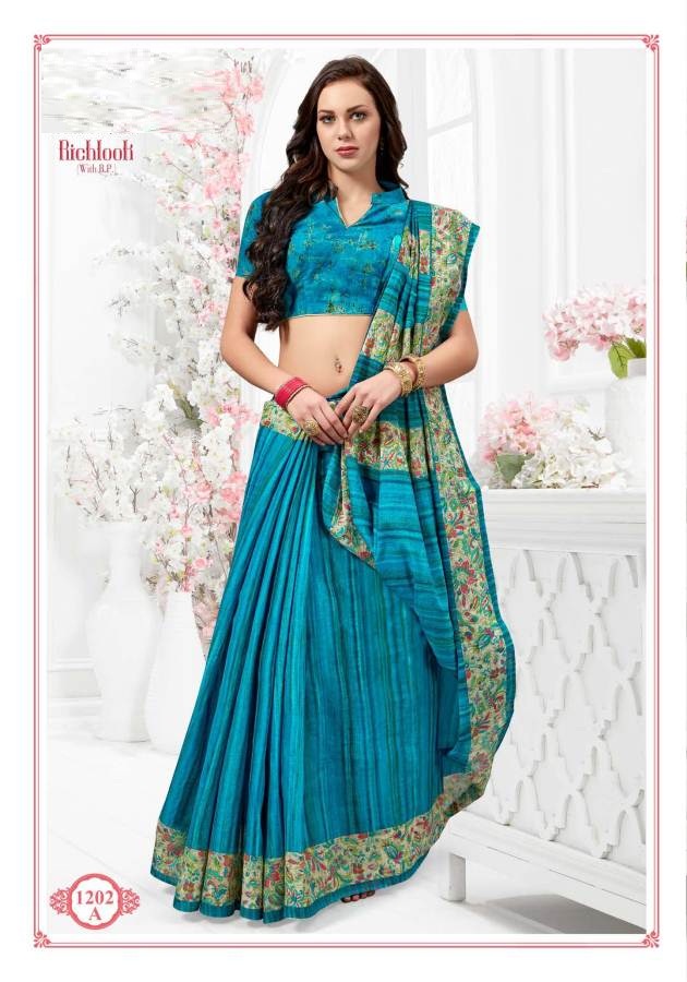 Fc Richlook 12 Collection Of Pure Cotton Fancy Printed Casual Wear Sarees