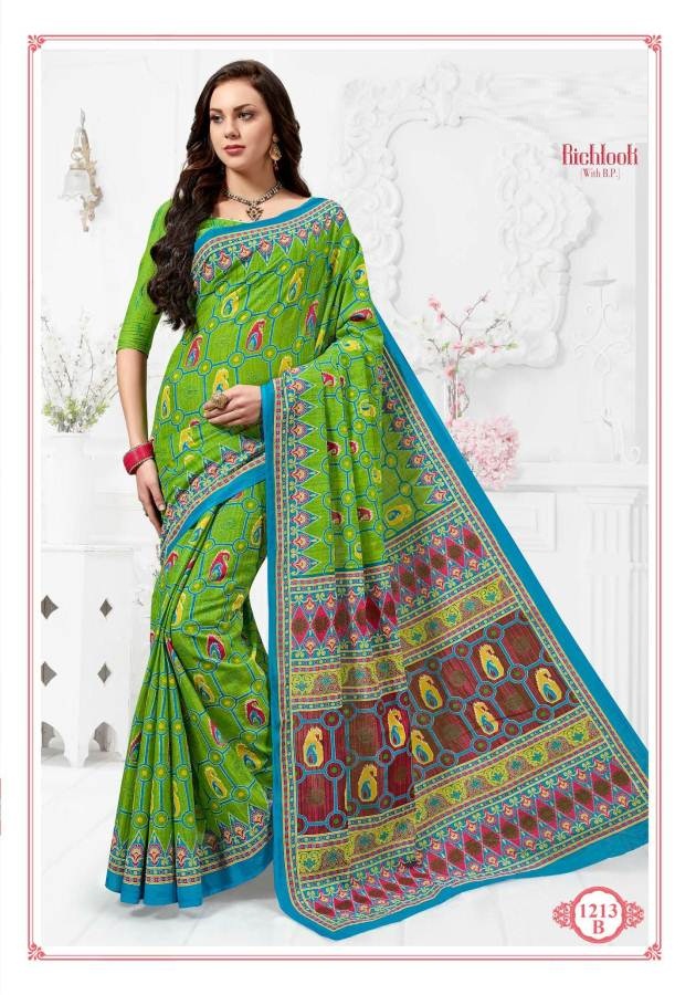 Fc Richlook 12 Collection Of Pure Cotton Fancy Printed Casual Wear Sarees
