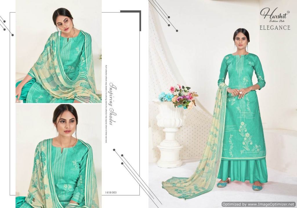 Harshit Presents Elegance 2 Collection Of Pure Cambric Cotton Designer Dress Materials