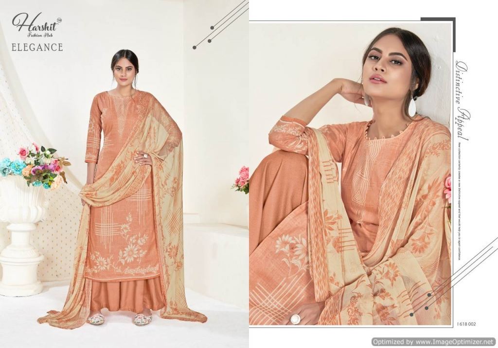 Harshit Presents Elegance 2 Collection Of Pure Cambric Cotton Designer Dress Materials