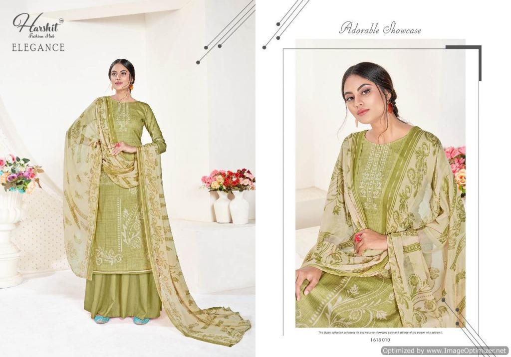 Harshit Presents Elegance 2 Collection Of Pure Cambric Cotton Designer Dress Materials