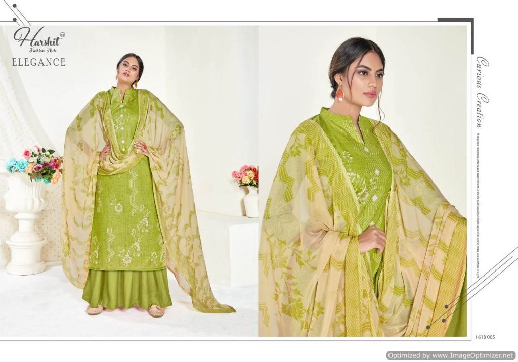 Harshit Presents Elegance 2 Collection Of Pure Cambric Cotton Designer Dress Materials