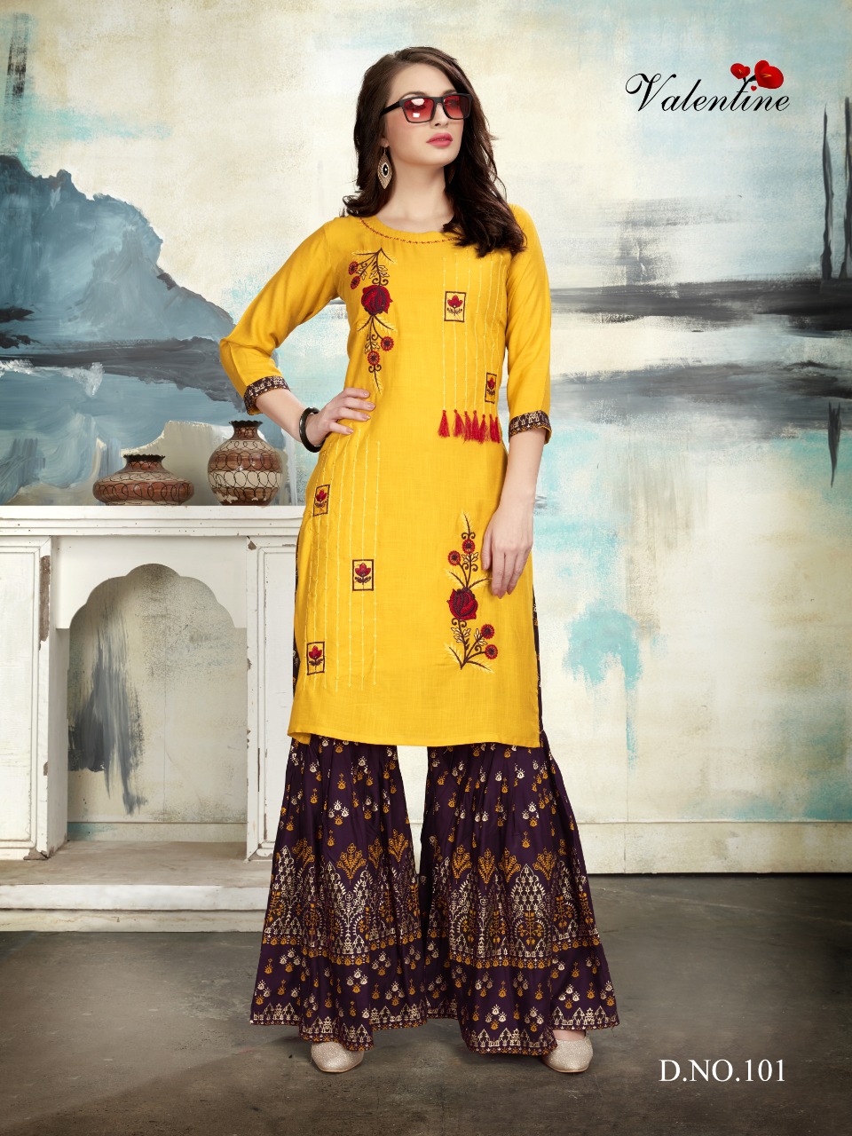 Fashion Talk Presents Rivaaz Vol 1 Kurtis With Sharara Catalogue