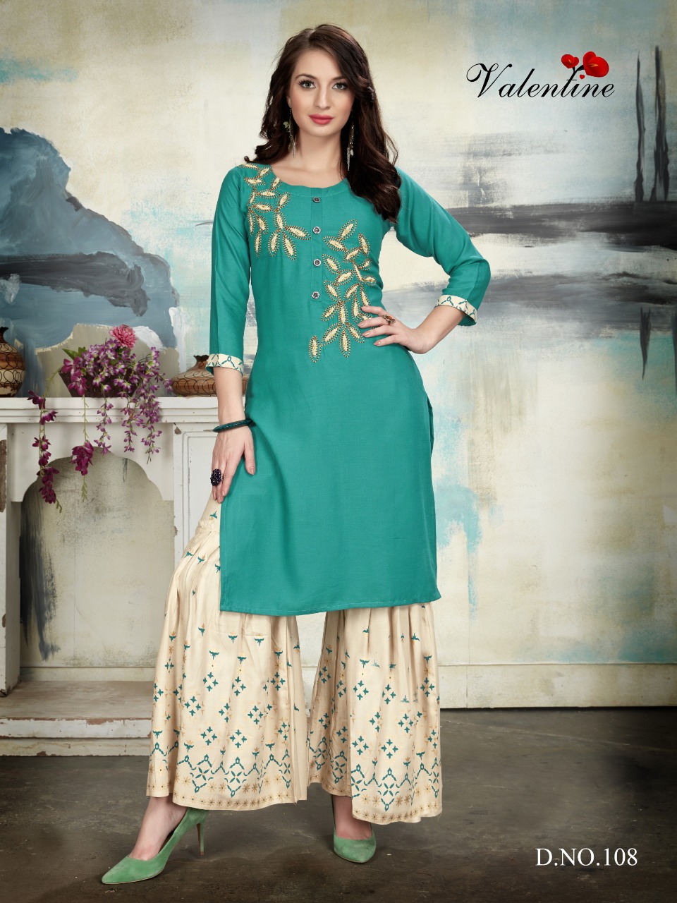 Fashion Talk Presents Rivaaz Vol 1 Kurtis With Sharara Catalogue