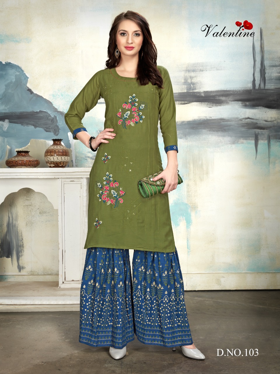 Fashion Talk Presents Rivaaz Vol 1 Kurtis With Sharara Catalogue